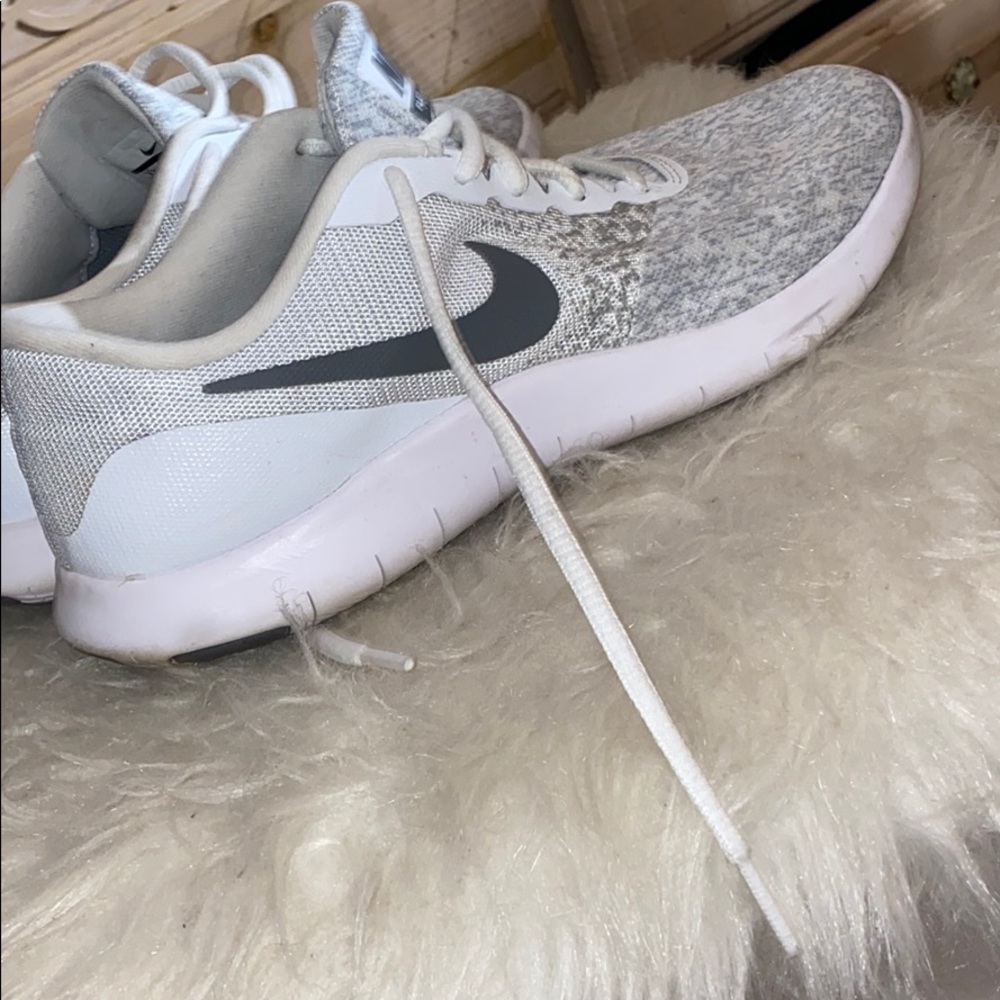 Nike Gray Flex Contact Sneakers
